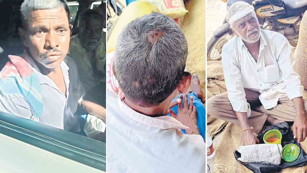 రైతులపై దొంగల దాడి