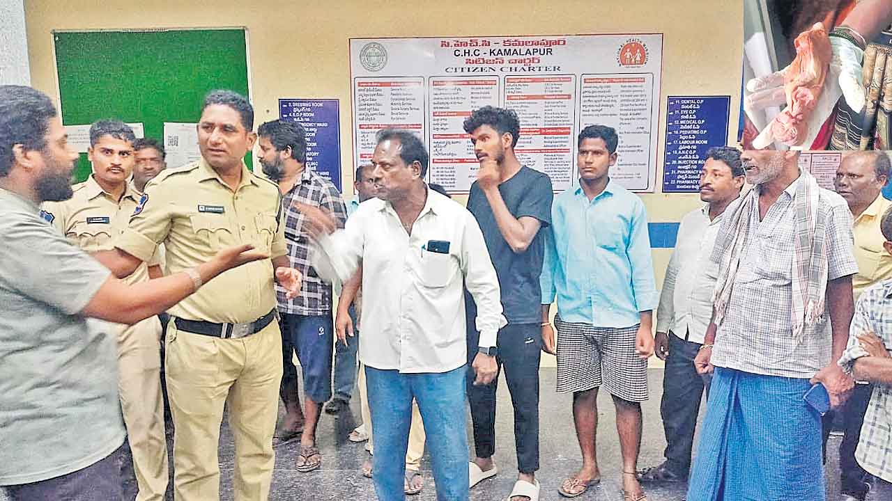 కడుపులో క్లాత్ ఉంచి కుట్లేశారు