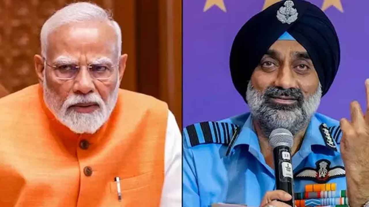 ప్రధానితో ఎయిర్‌ చీఫ్‌ మార్షల్‌ భేటీ