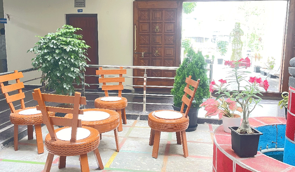 Idea Adhurs | ఐడియా అదుర్స్‌.. సందర్శకులను ఆకట్టుకుంటున్న పెద్దపల్లి మున్సిపాలిటీ