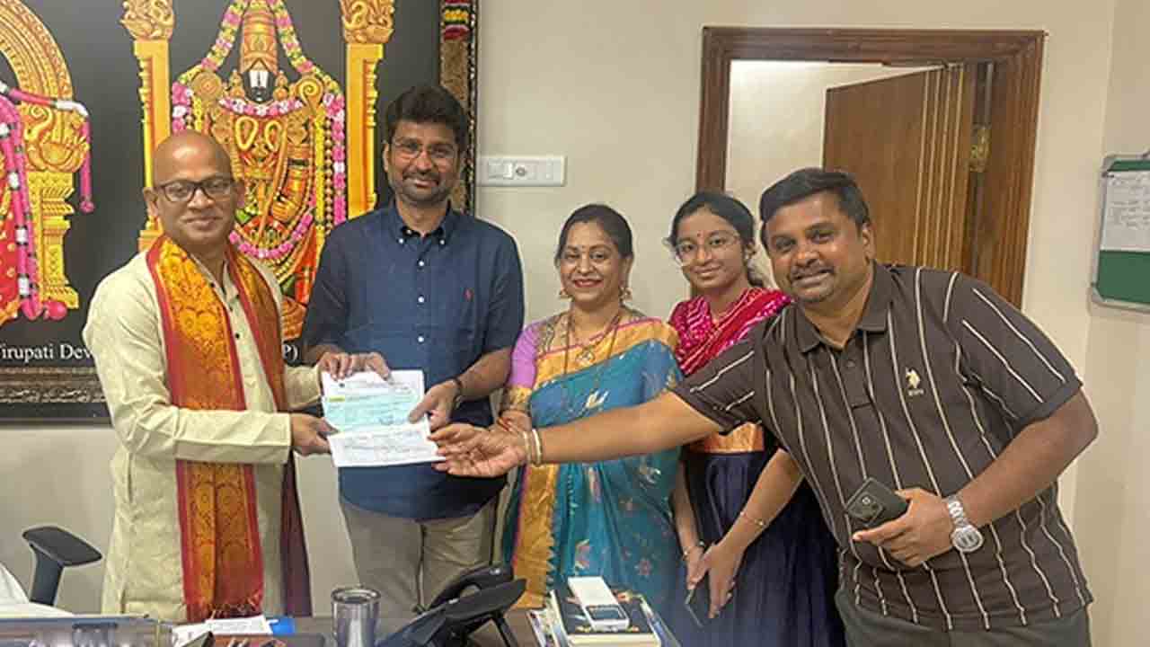 TTD | టీటీడీకి వైజాగ్ భక్తుడు రూ.20 ల‌క్షలు విరాళం