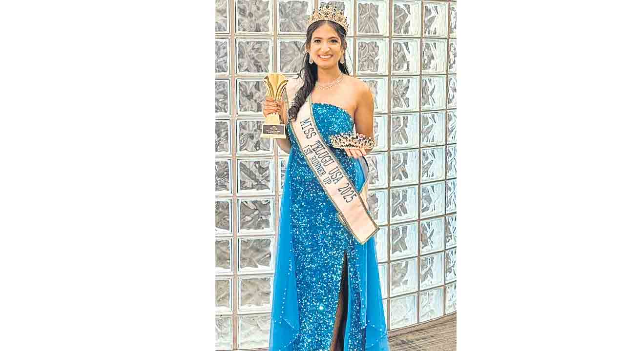 మిస్‌ తెలుగు యూఎస్‌ఏ రన్నరప్‌గా చూర్ణిక