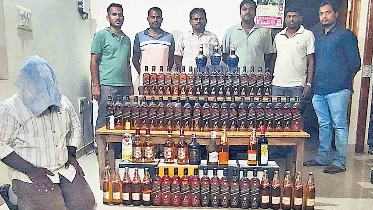 అనుమతి లేకుండా మద్యం వినియోగం..