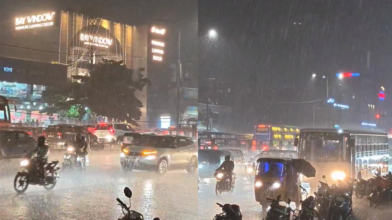 Hyderabad Rains | హైదరాబాద్‌లో భారీ వర్షం..