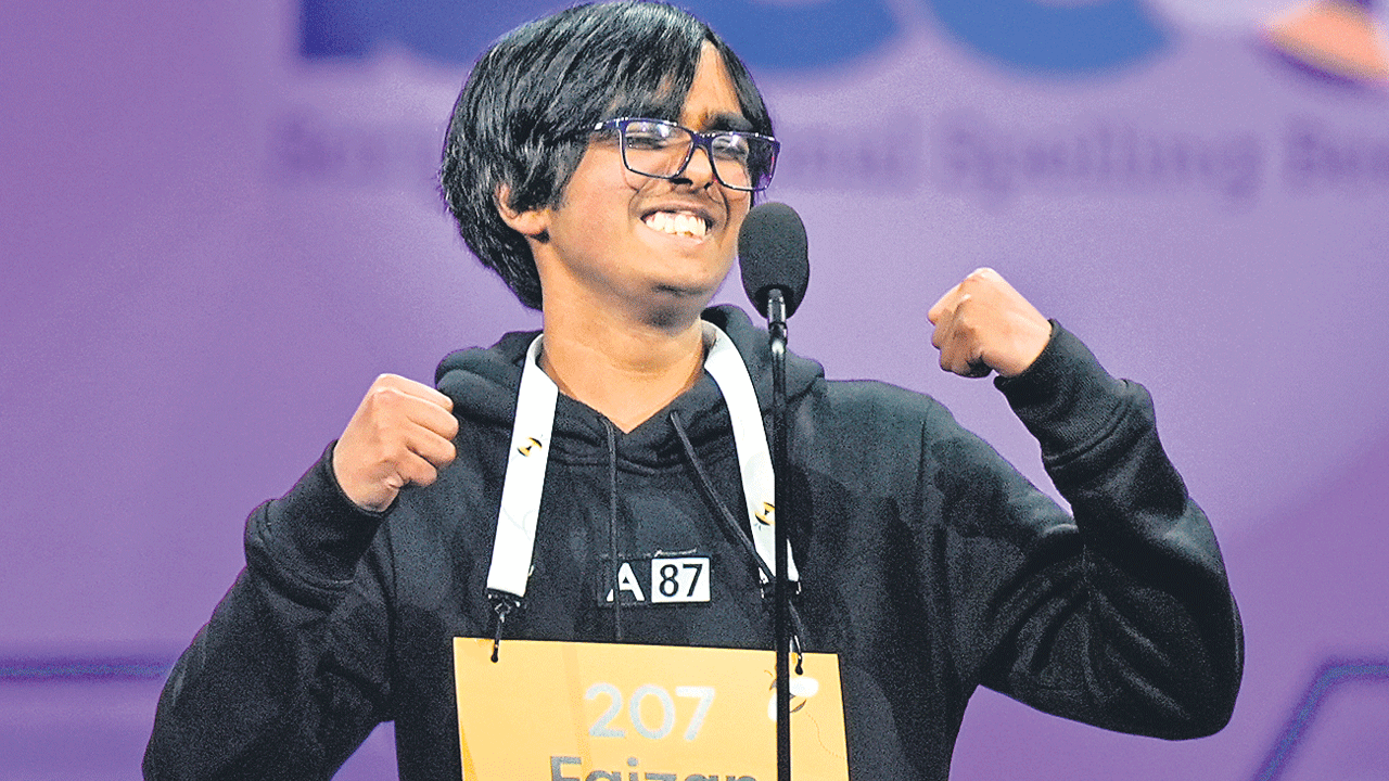 స్క్రిప్స్‌ స్పెల్లింగ్‌ బీ విజేతగా ఇండియన్‌ అమెరికన్‌ విద్యార్థి