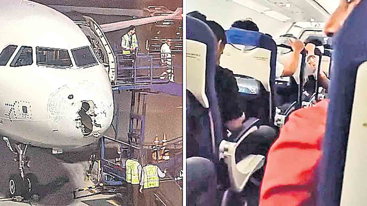 తుఫాన్‌.. వడగండ్లు.. కుదుపులు