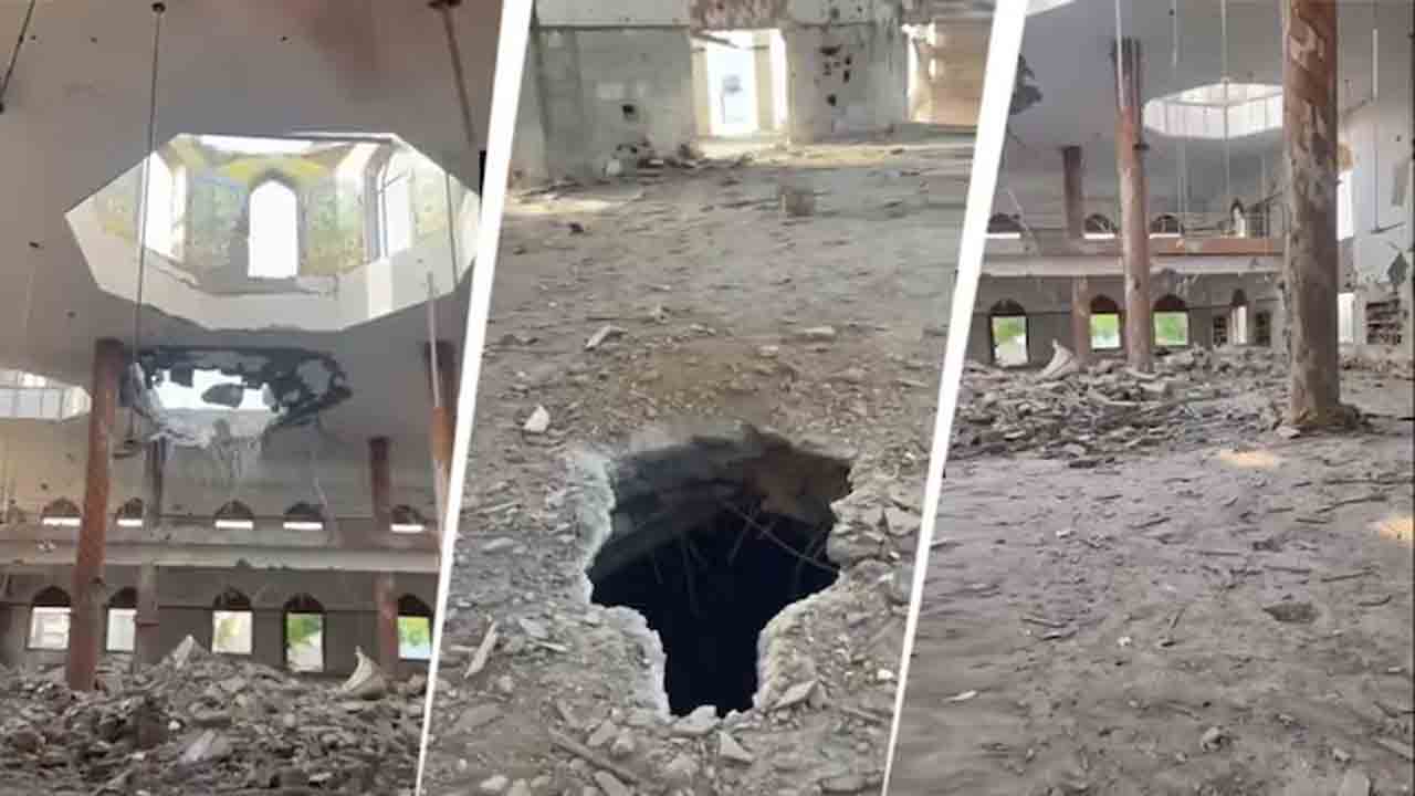 Jaish-e headquarters | భారత్‌ దాడుల్లో ధ్వంసమైన జైషే ఉగ్రసంస్థ ప్రధాన కార్యాలయం.. VIDEO