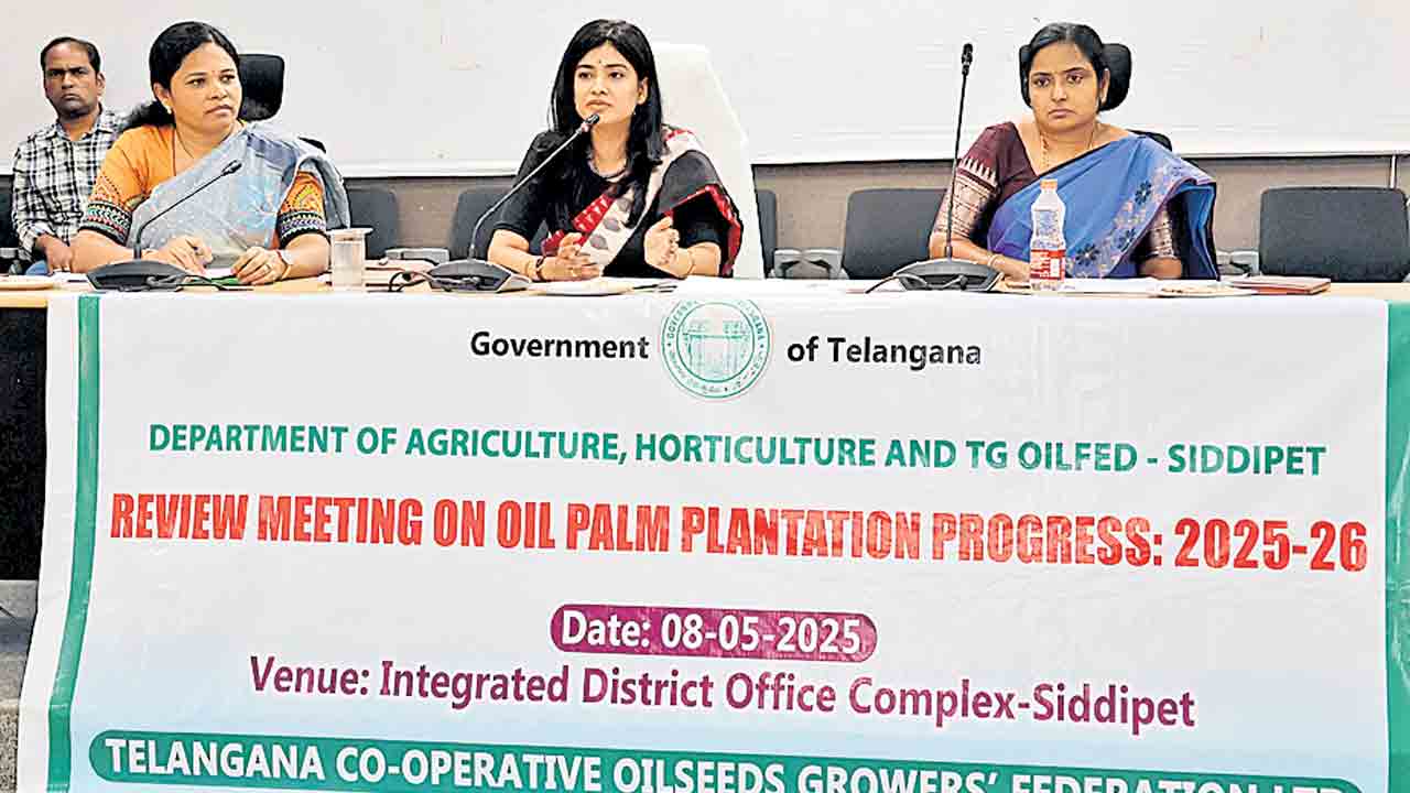 ఆయిల్పామ్ సాగును ప్రోత్సహించాలి