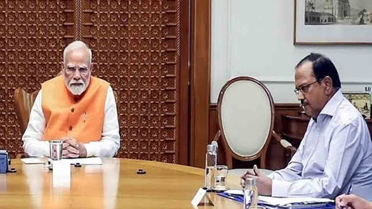 PM Modi | భారత్‌-పాక్‌ చర్చల వేళ.. అజిత్‌ దోవల్‌తో ప్రధాని మోదీ కీలక భేటీ