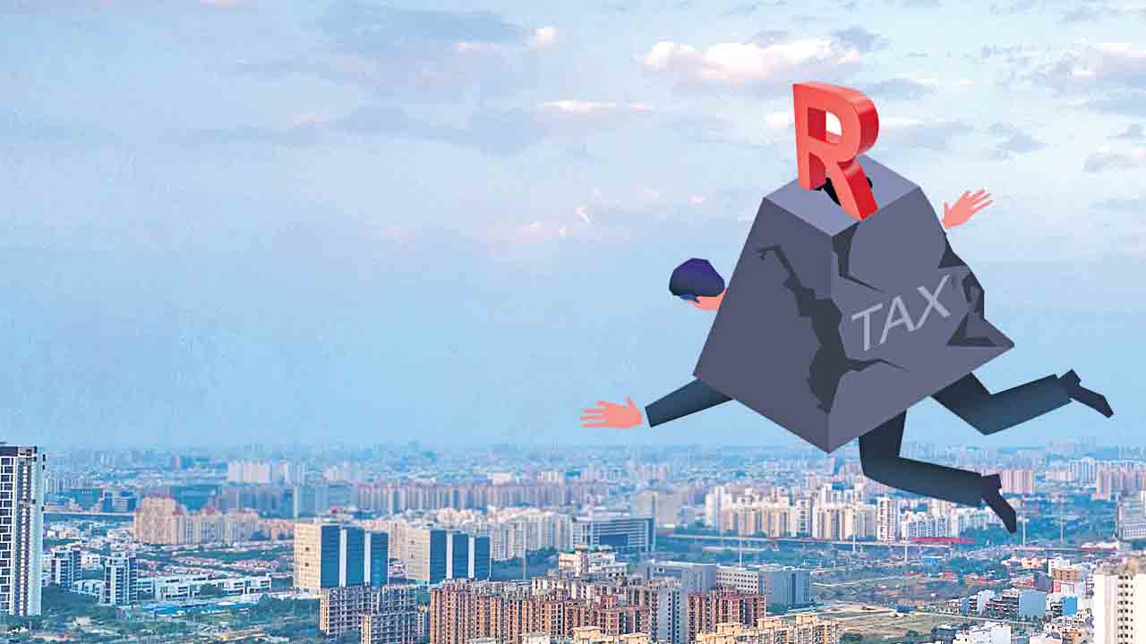 కన్‌స్ట్రక్షన్‌ కంపెనీలపై R ట్యాక్స్‌ పిడుగు.. ముఖ్యనేత బంధువర్గం అనధికార సుంకం వసూలు