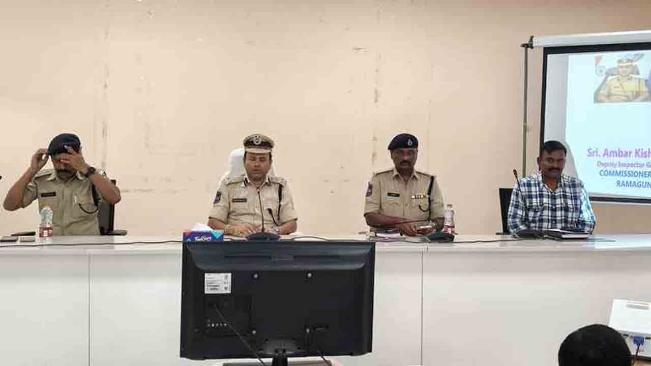 Amber Kishore Jha | శాంతి భద్రత విషయంలో అప్రమత్తంగా ఉండాలి : పోలీస్ కమిషనర్ అంబర్ కిషోర్ ఝా