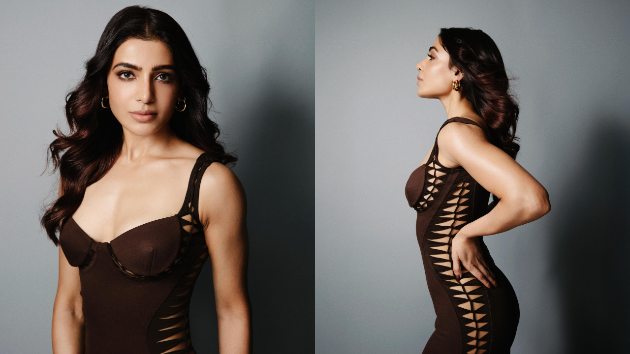 Samantha Ruth Prabhu | వెరైటీ డ్రెస్సులో స‌మంత..క‌ళ్ళు చెదిరిపోయేలా అందాల జాత‌ర‌