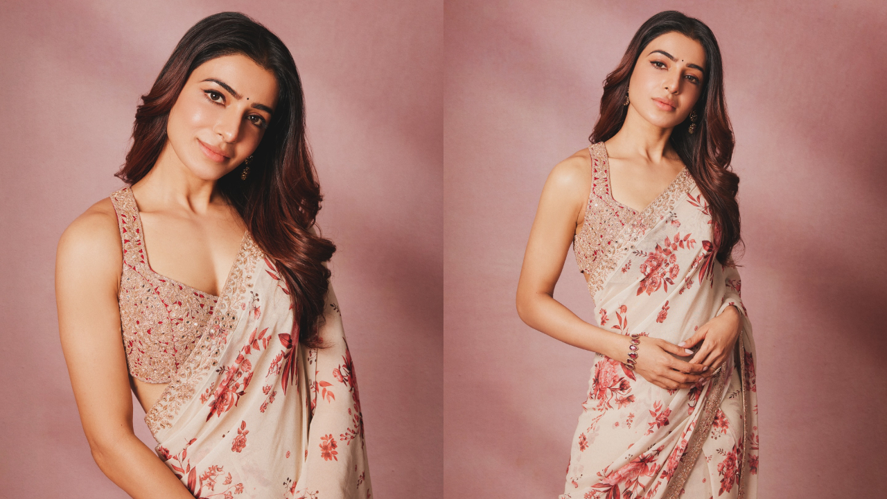 Samantha Ruth Prabhu | శారీలో త‌ళుక్కుమ‌న్న స‌మంత‌..ఫోటోస్ వైర‌ల్‌