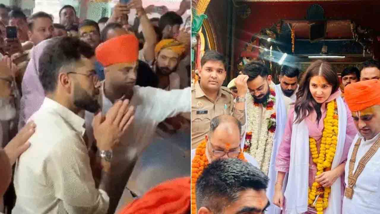 Virat Kohli | అయోధ్యలోని హనుమాన్ గర్హి ఆలయాన్ని ద‌ర్శించికున్న విరాట్ కోహ్లీ దంపతులు