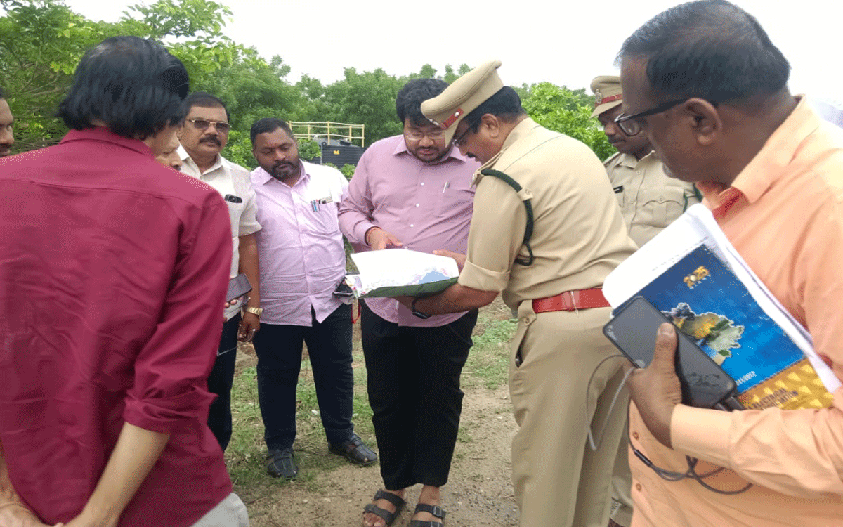 Nagarjuna Sagar : ఇంటిగ్రేటెడ్‌ స్కూల్‌ నిర్మాణానికి సాగ‌ర్‌లో స్థల పరిశీలన