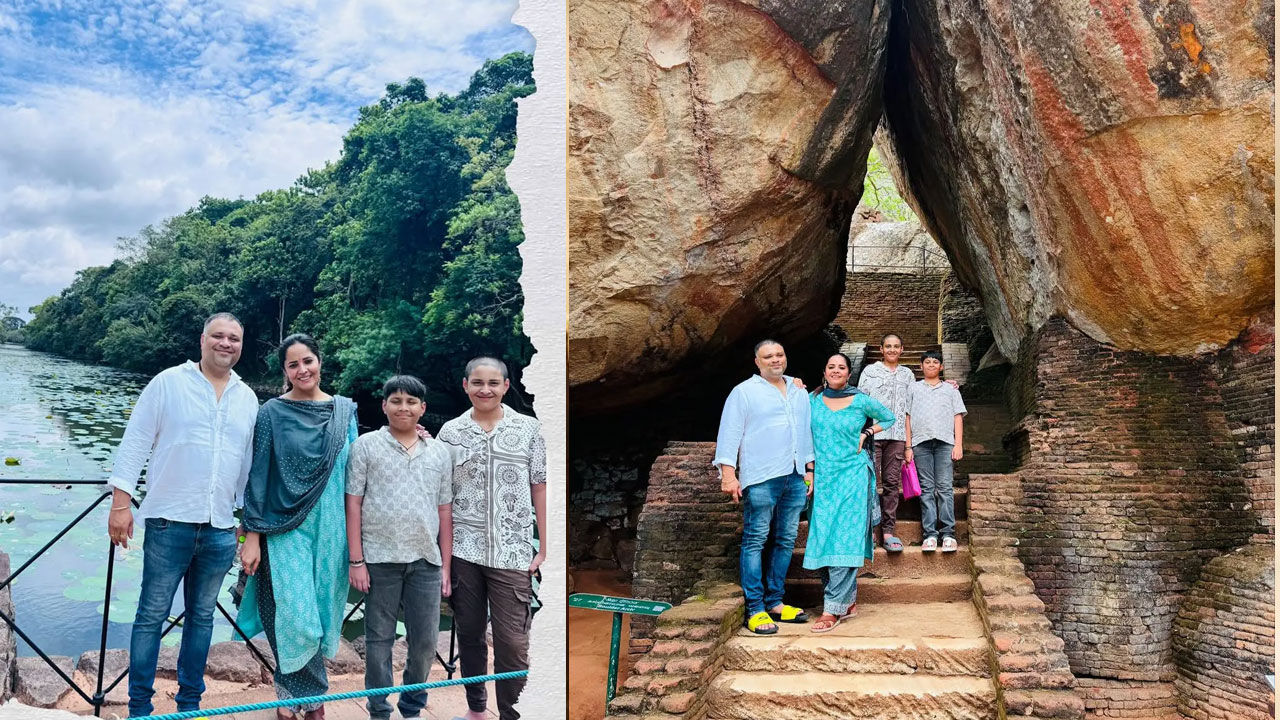 Anasuya |  కొత్త ఇల్లు కొనింది.. ఇప్పుడు ఫ్యామిలీతో శ్రీలంక‌లో వాలింది.. వైర‌ల్ అవుతున్న ఫొటోలు