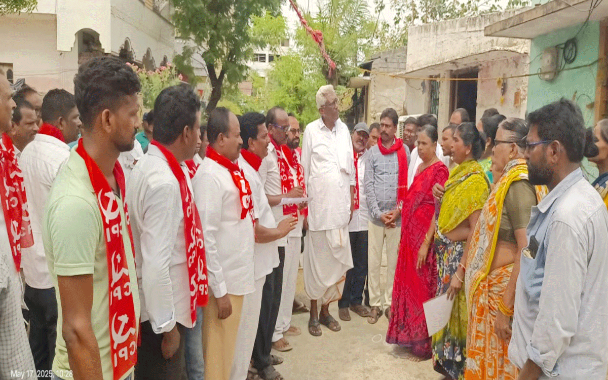 Khammam Rural : మున్నేటి కేబుల్ బ్రిడ్జి బాధితుల‌కు న్యాయం చేయాలి : సీపీఐ నేత‌లు