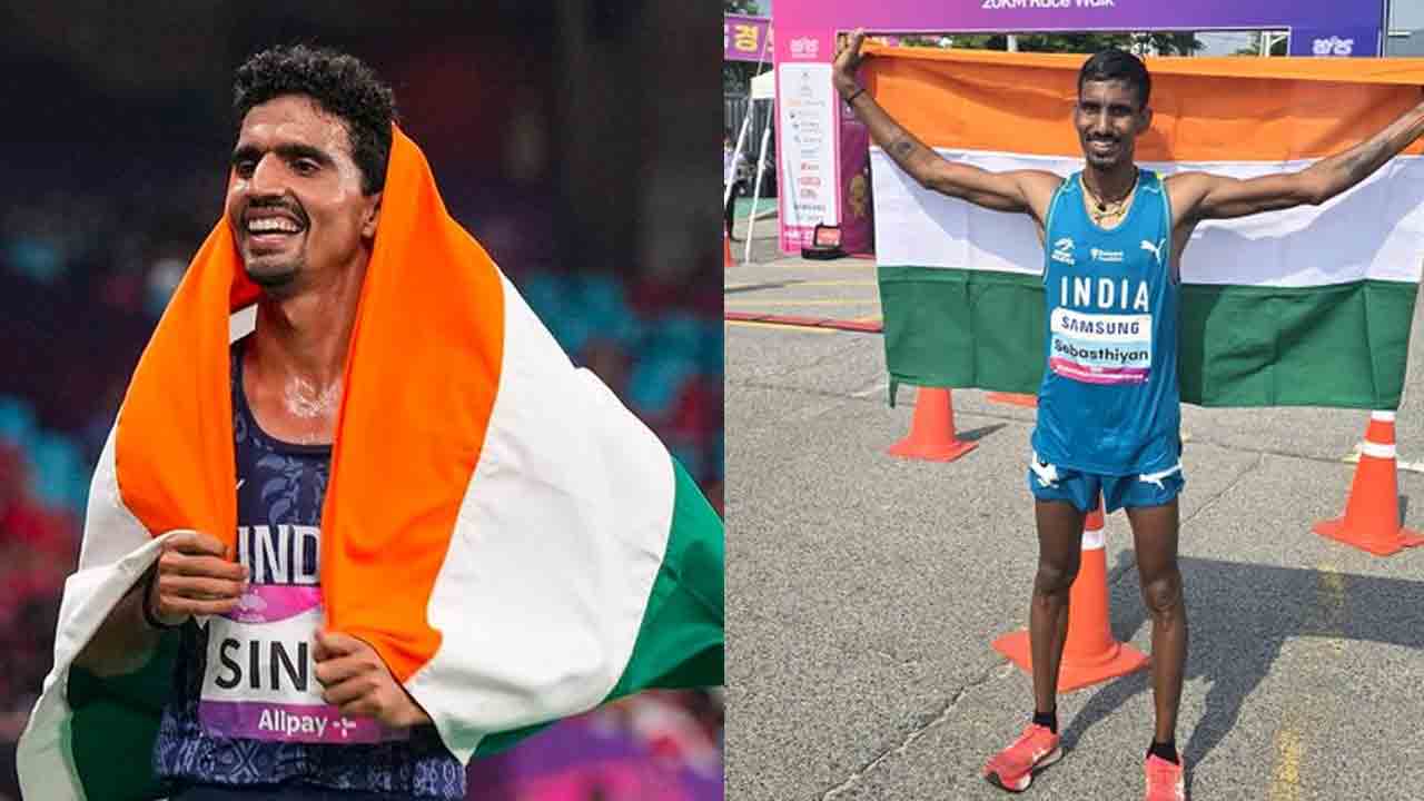 Asian Championships | తొలి స్వ‌ర్ణం భార‌త్‌కే.. కాంస్యంతో మెరిసిన రేస్ వాక‌ర్..!