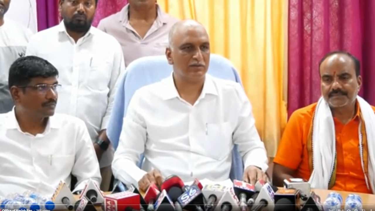 Harish Rao | కొనుగోలు కేంద్రాల్లో జరుగుతున్న రైతు మరణాలు ముమ్మాటికీ ప్రభుత్వ హత్యలే.. కాంగ్రెస్‌ సర్కార్‌పై హరీశ్‌రావు ఫైర్‌