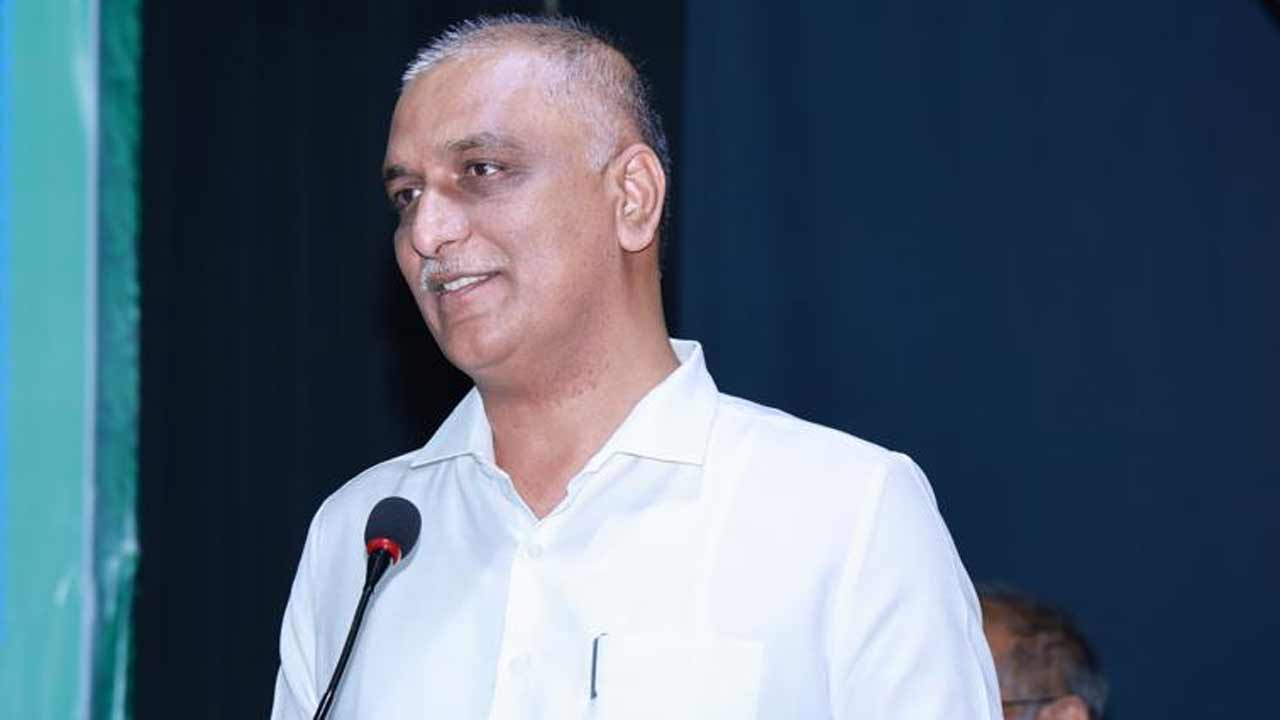 Harish Rao | కాళేశ్వరం ప్రాజెక్టుపై చేస్తున్న కాంగ్రెస్ దుష్ప్రచారంపై మాజీ మంత్రి హరీష్ రావు ధ్వజం