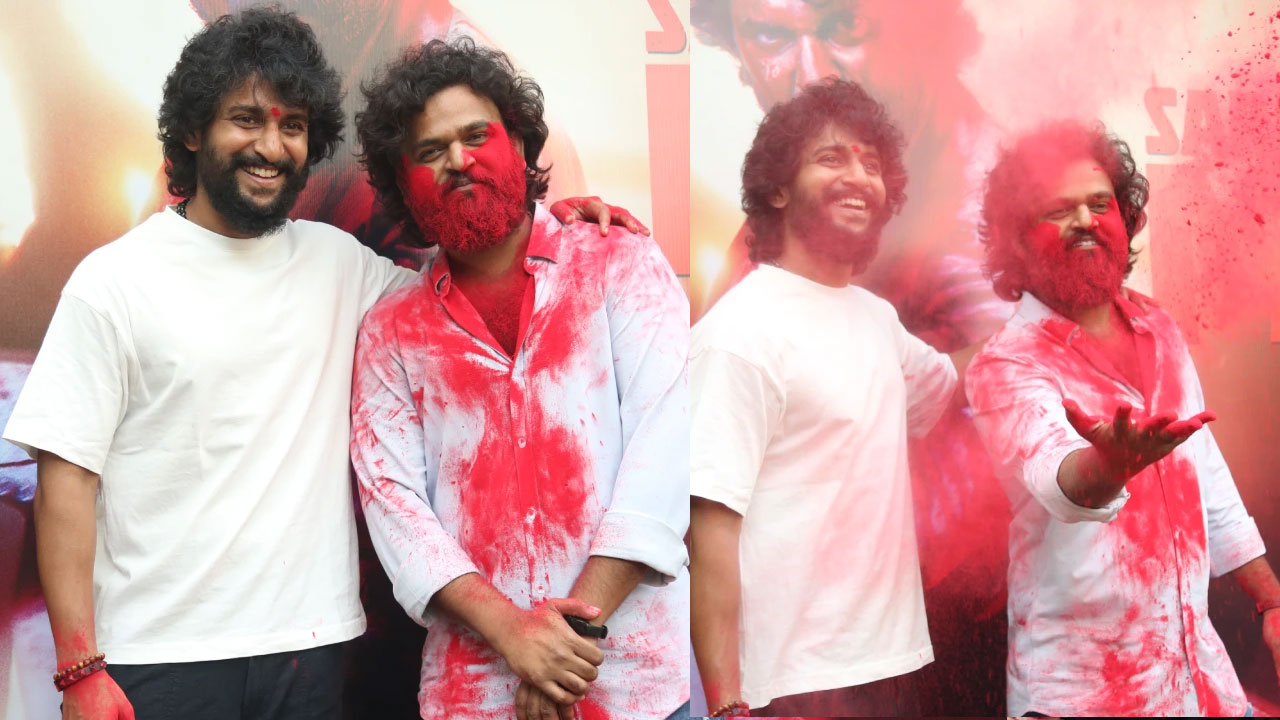 Hit 3 | హిట్ 3 స‌క్సెస్ సెల‌బ్రేష‌న్స్.. ద‌ర్శ‌కుడిని రంగుల‌తో ముంచెత్తాడుగా..!