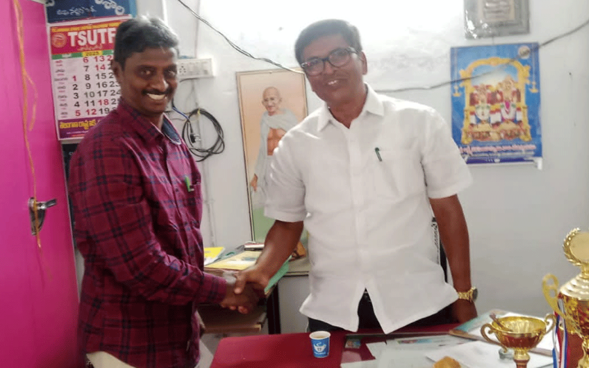 Rajapet : రాజాపేట బాలుర హైస్కూల్ గెజిటెడ్ హెచ్ఎంగా రవీందర్‌రెడ్డి