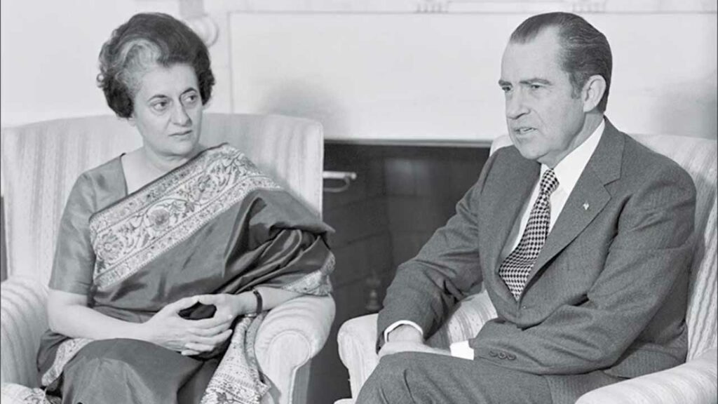 Indiragandhi And Nixon