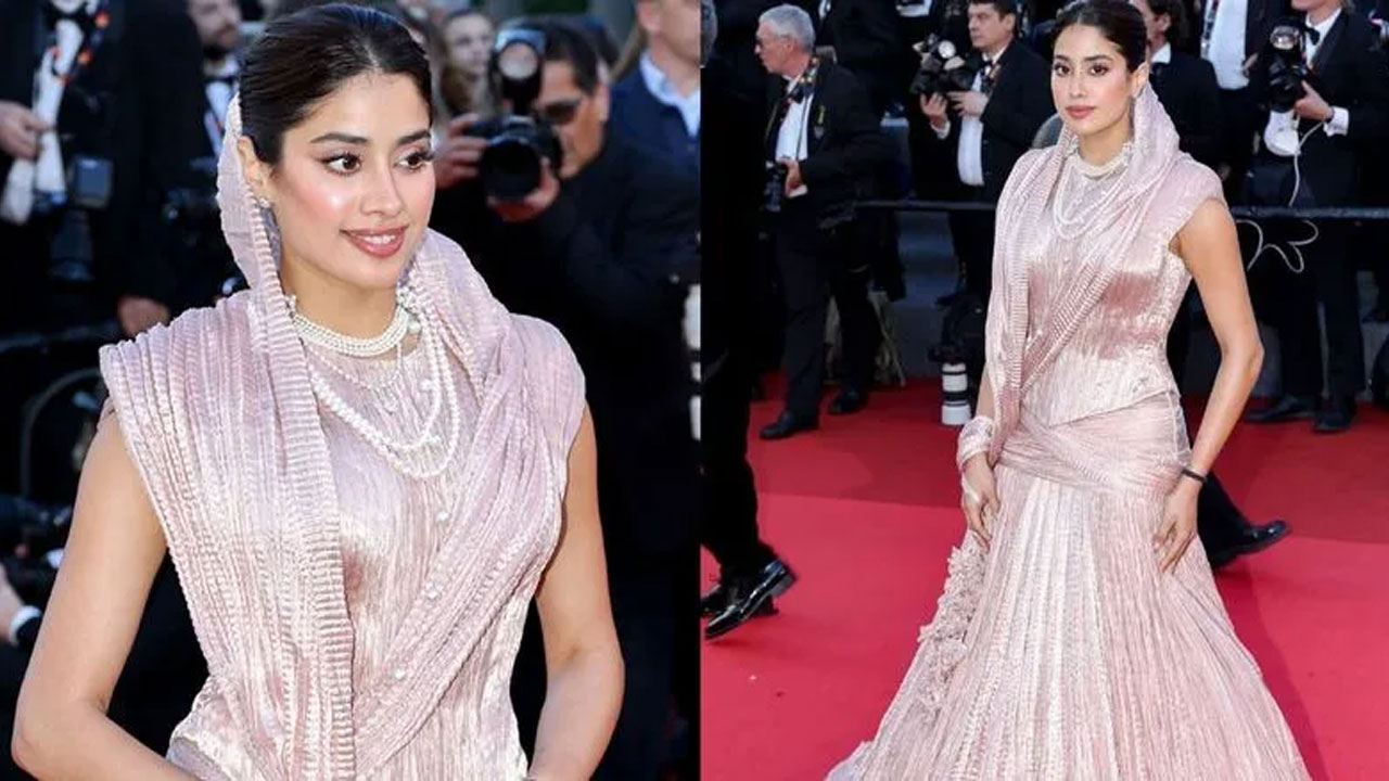 Janhvi Kapoor | కేన్స్‌లో తొలిసారి మెరిసి ప్రపంచాన్నంతా త‌న‌వైపుకి తిప్పుకున్న జాన్వీ క‌పూర్