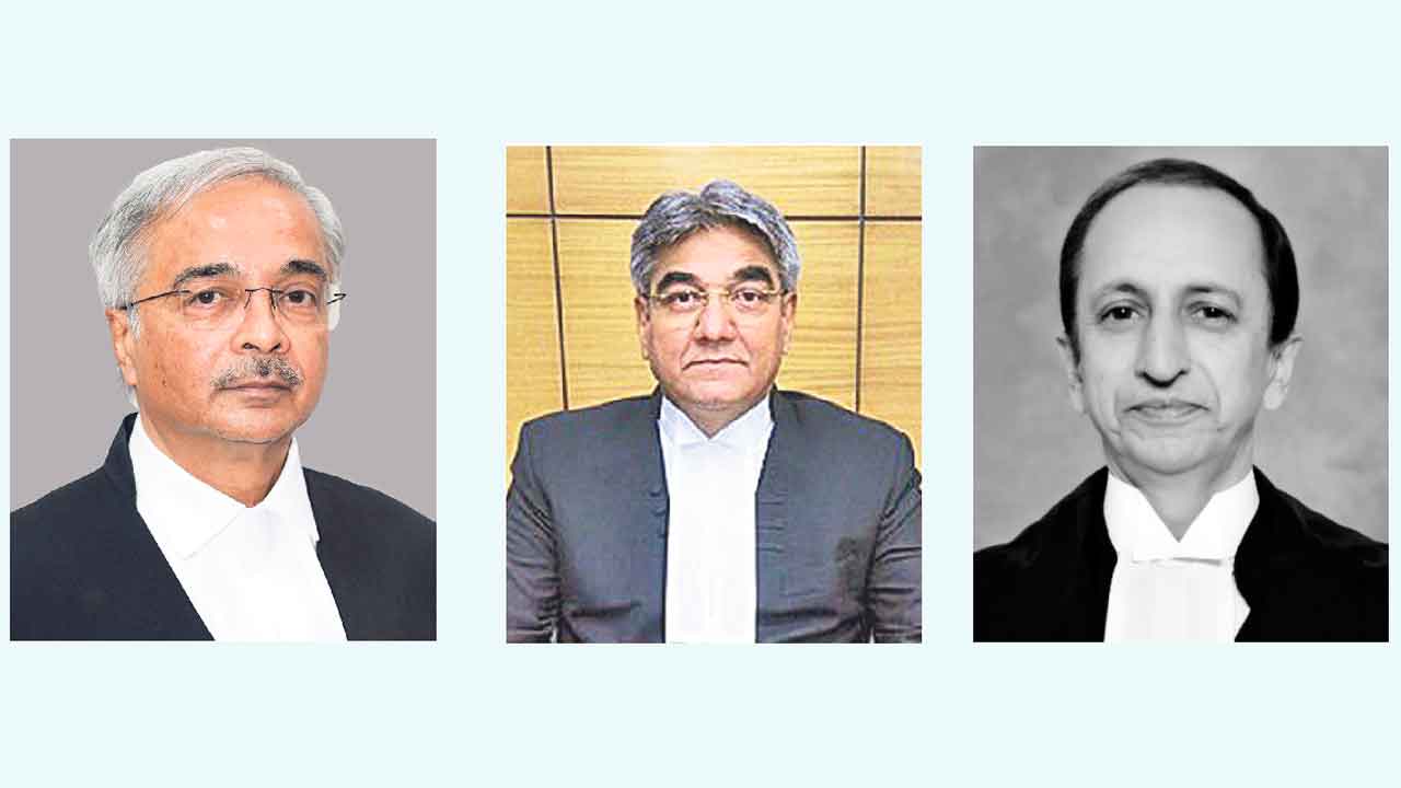 సుప్రీంకోర్టుకు ముగ్గురు కొత్త జడ్జీలు