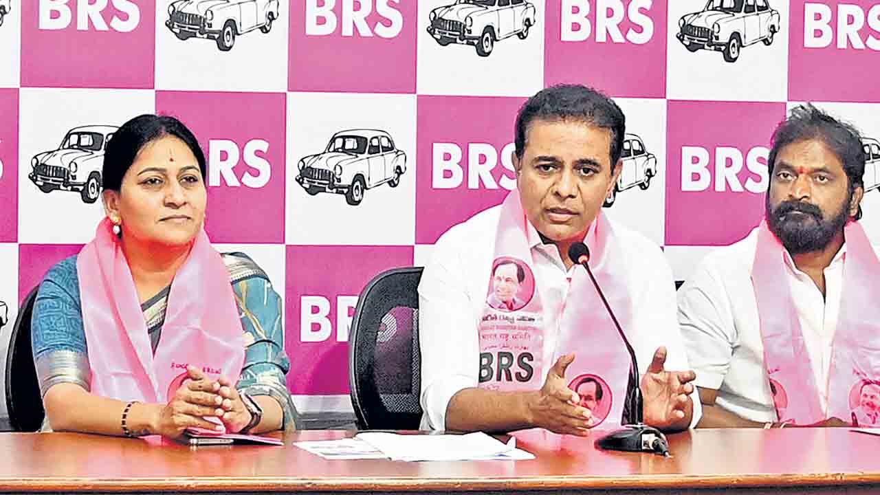 KTR | బీఆర్‌ఎస్‌పై నిందలు.. బిల్డర్లతో దందాలు, ఢిల్లీ బాసులకు చందాలు.. ఇదీ రేవంత్‌ తీరు: కేటీఆర్‌