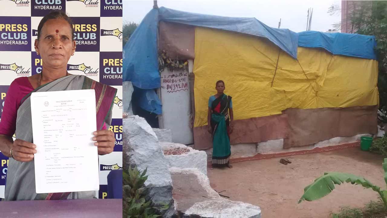 వైఎస్‌ఆర్‌ భూమి ఇస్తే….కాంగ్రెస్‌ నేతలు కబ్జాకు యత్నిస్తున్నారు.. జీహెచ్‌ఎంసీ కార్మికురాలి ఆవేదన