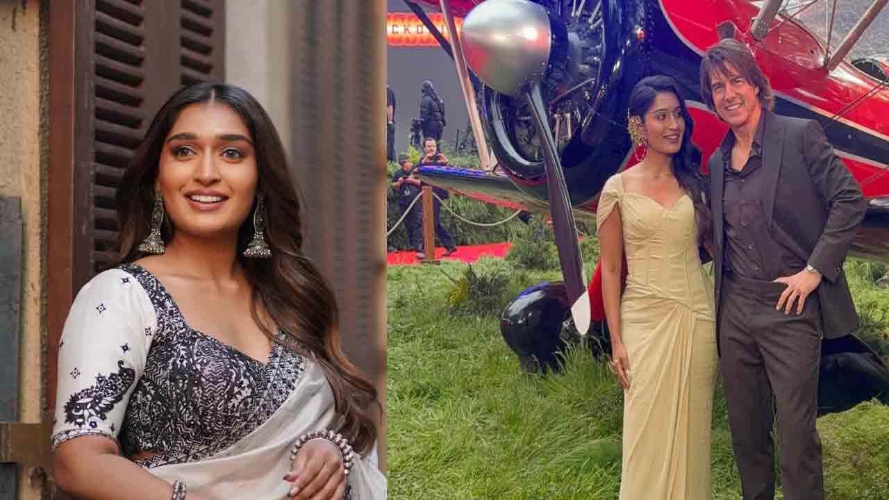 NiharikaNM | హాలీవుడ్ న‌టుడు టామ్ క్రూజ్‌ను క‌లుసుకున్న ‘పెరుసు’ హీరోయిన్