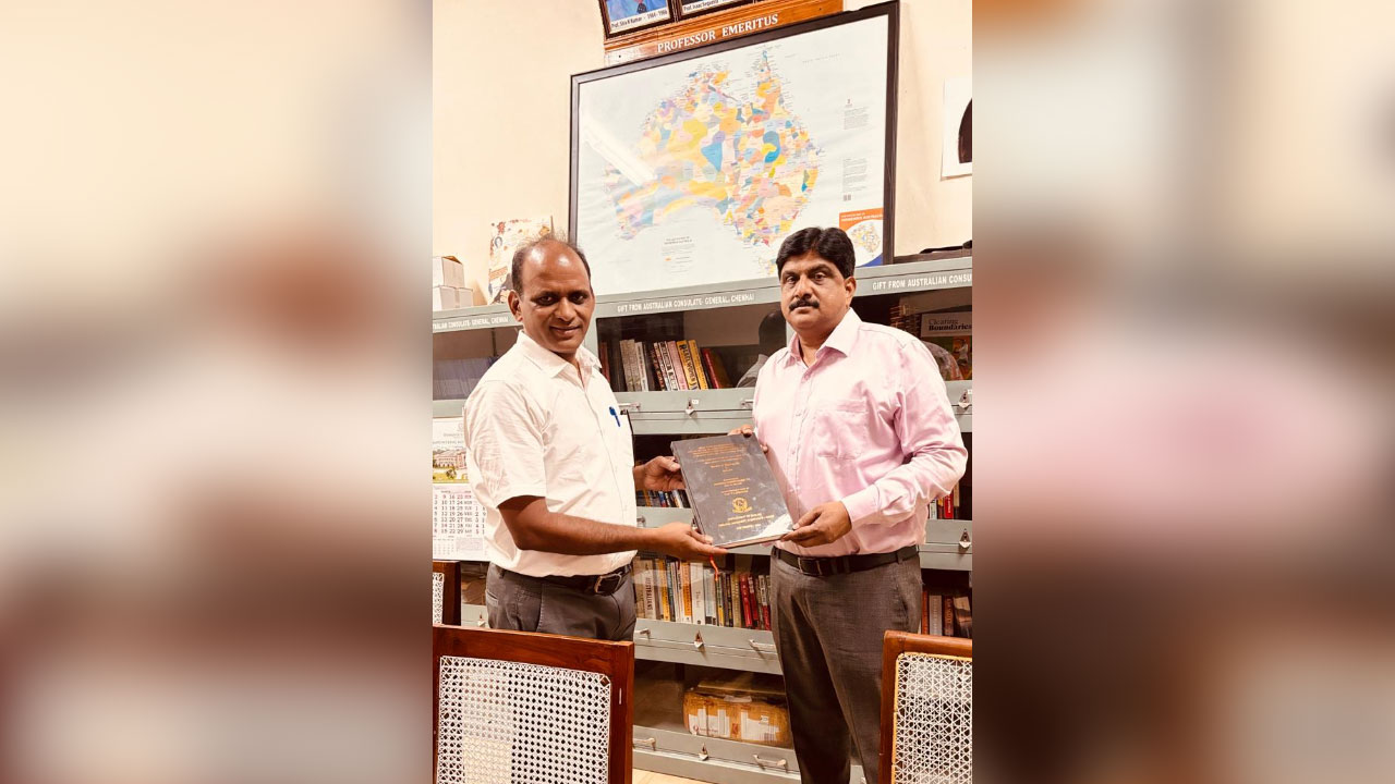 OU Dctorate | చీపురుశెట్టి శ్రీనివాస్‌కు ఓయూ డాక్టరేట్