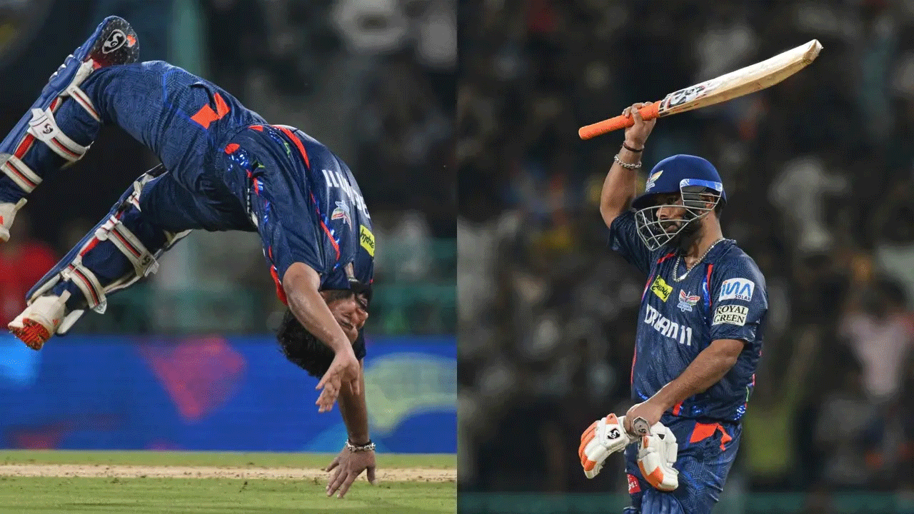 Rishabh Pant: సెంచ‌రీ సంబ‌రం.. గాలిలో ప‌ల్టీ కొట్టిన రిష‌బ్ పంత్‌.. వీడియో వైర‌ల్‌