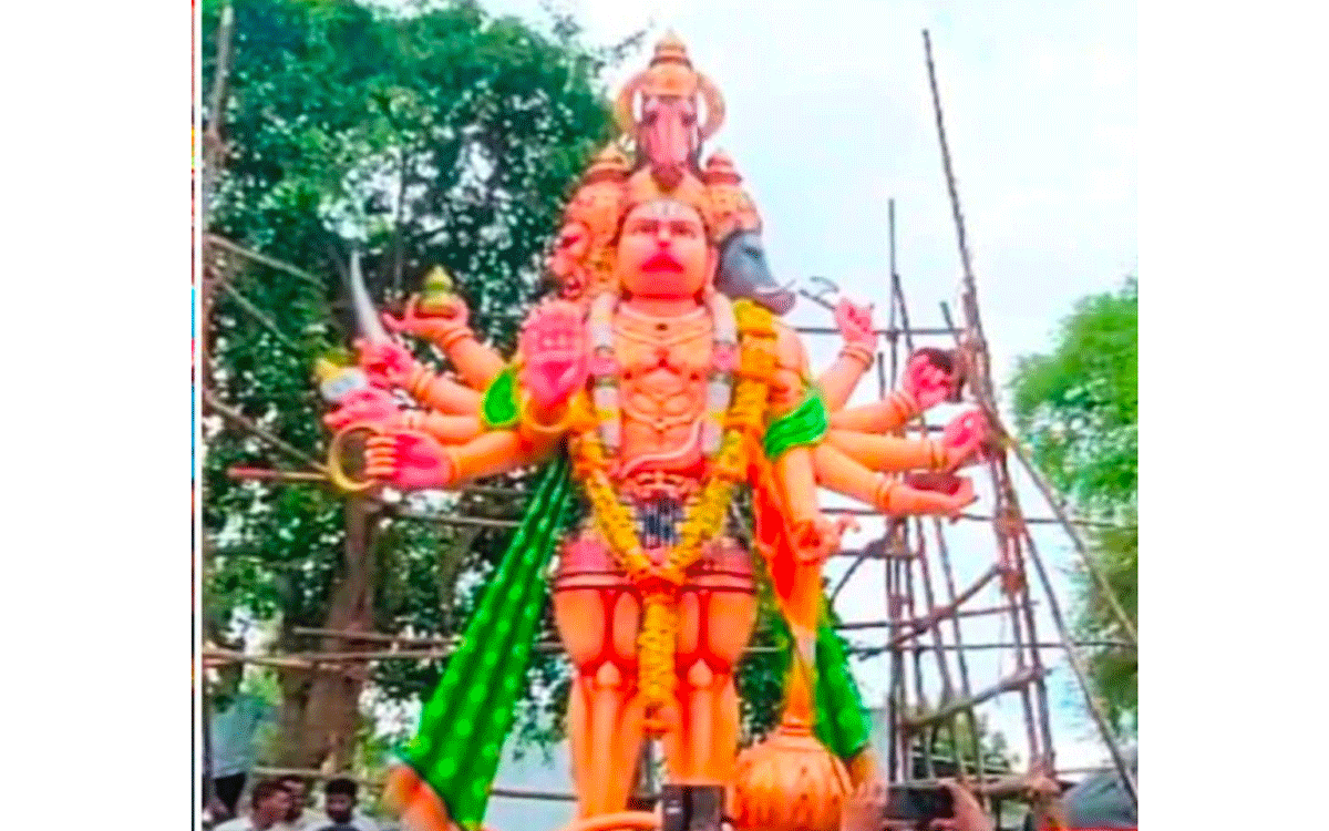 Julurupadu : పాపకొల్లులో పంచముఖ ఆంజనేయ విగ్రహావిష్క‌ర‌ణ