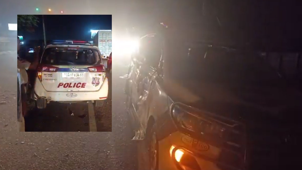 Road Accident | శంషాబాద్‌లో పెట్రోలింగ్‌ వాహనాన్ని ఢీకొట్టిన లారీ.. కానిస్టేబుల్‌ మృతి