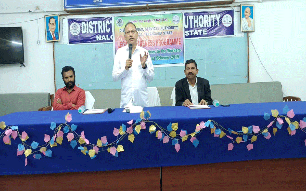 Nalgonda : అసంఘటితరంగ కార్మికులు చట్టాలపై అవ‌గాహ‌న పెంచుకోవాలి : పురుషోత్తం రావు