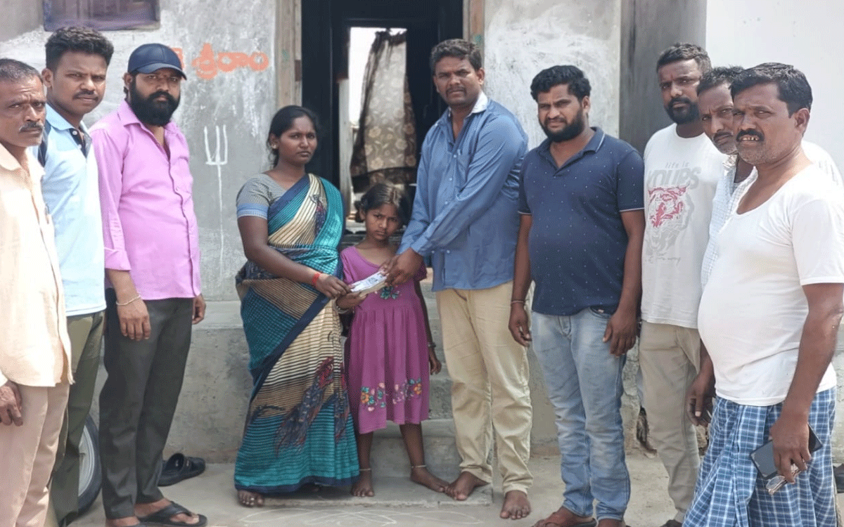 Rajapet : స్నేహితుడి కుటుంబానికి ఆర్థిక సాయం