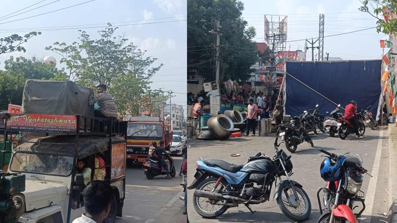 Rajendra Nagar | ఎమ్మెల్యే బర్త్‌ డే అని రోడ్డు బ్లాక్‌.. ట్రాఫిక్‌తో ఇబ్బంది పడ్డ ప్రజలు