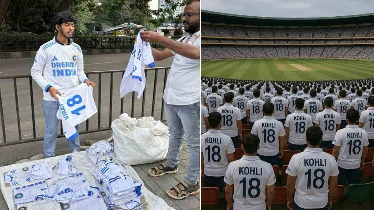 RCB Fans | కోహ్లీ జెర్సీతో స్టేడియానికి.. నిజంగానే ఆర్సీబీ ఫ్యాన్స్ వేరే లెవెల్..!