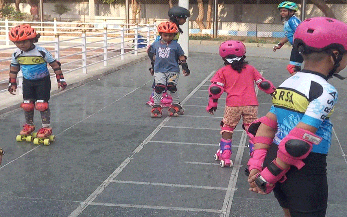 Roller Skating Training జీహెచ్ఎంసీ స‌మ్మ‌ర్ కోచింగ్ క్యాంప్‌లో స్కేటింగ్ శిక్ష‌ణ‌