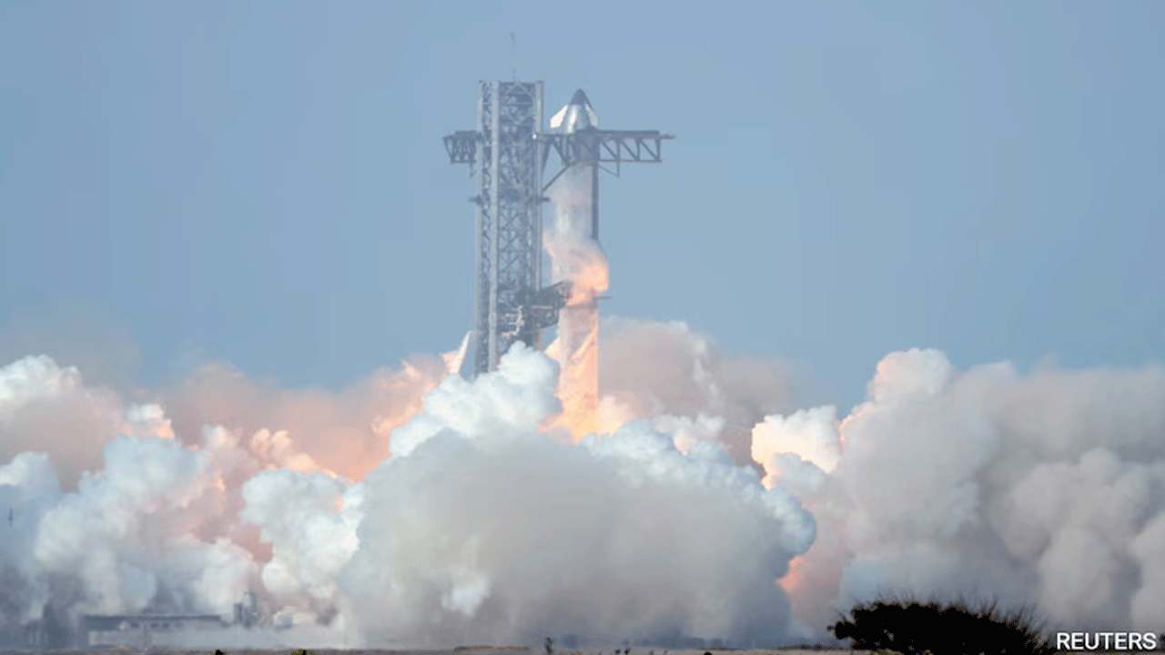 SpaceX Starship: స్పేస్ఎక్స్‌ ప్ర‌యోగం మళ్లీ విఫ‌లం.. అదుపు త‌ప్పి కూలిన స్టార్‌షిప్