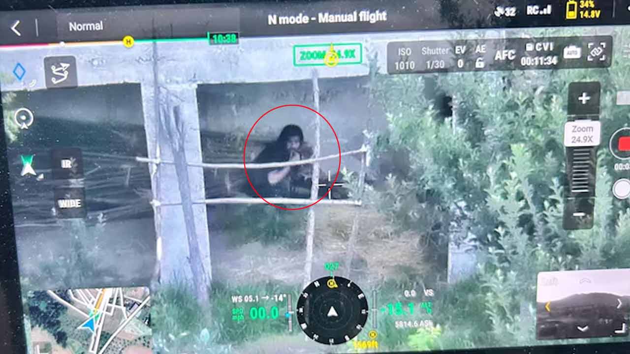 Jaish terrorists | జైషే మహమ్మద్ ఉగ్రవాదుల చివ‌రి క్ష‌ణాలు.. డ్రోన్ ఫుటేజీ విడుద‌ల‌