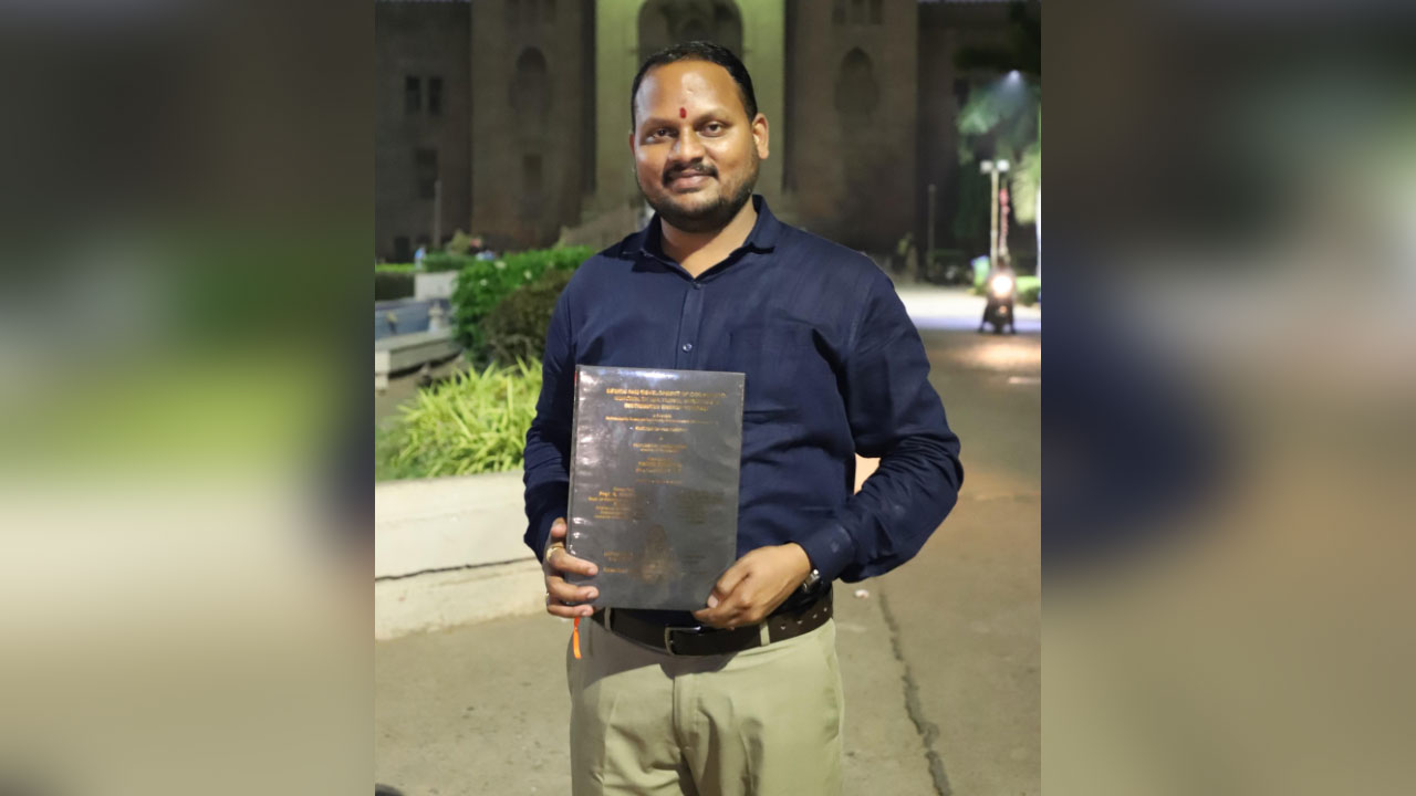 Osmania University | తోట శ్రీనివాస్‌కు ఓయూ డాక్టరేట్