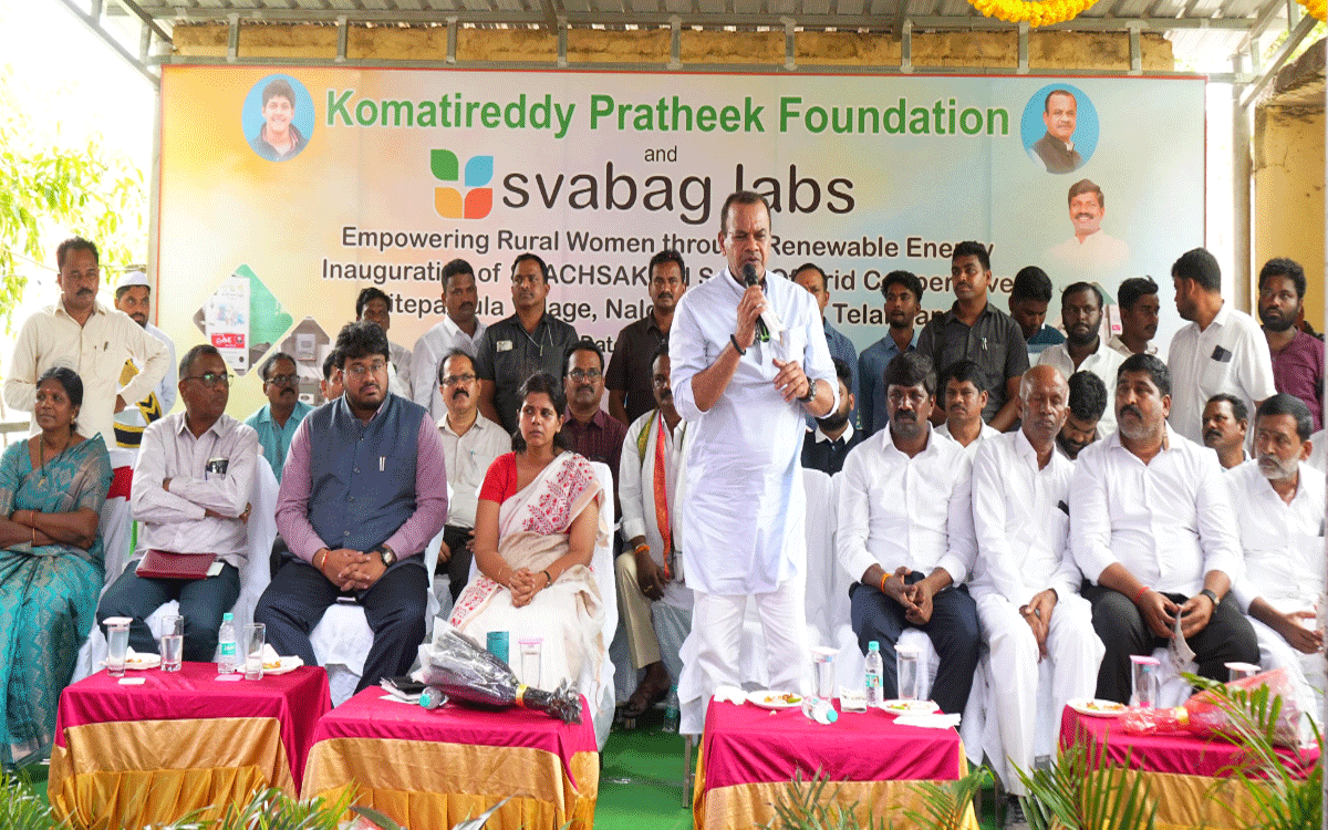 Kattangur : మహిళలు అన్ని రంగాల్లో రాణించాలి : మంత్రి కోమటిరెడ్డి వెంకట్‌రెడ్డి