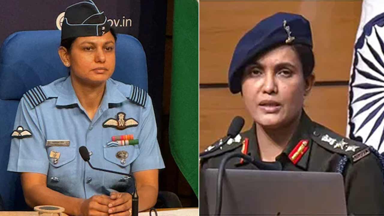 Operation Sindoor: ఆప‌రేష‌న్ సిందూర్ మీడియా స‌మావేశంలో ఇద్ద‌రు మ‌హిళా ఆఫీస‌ర్లు.. ఎవ‌రీ వ్యోమికా సింగ్‌, సోఫియా ఖురేషి?