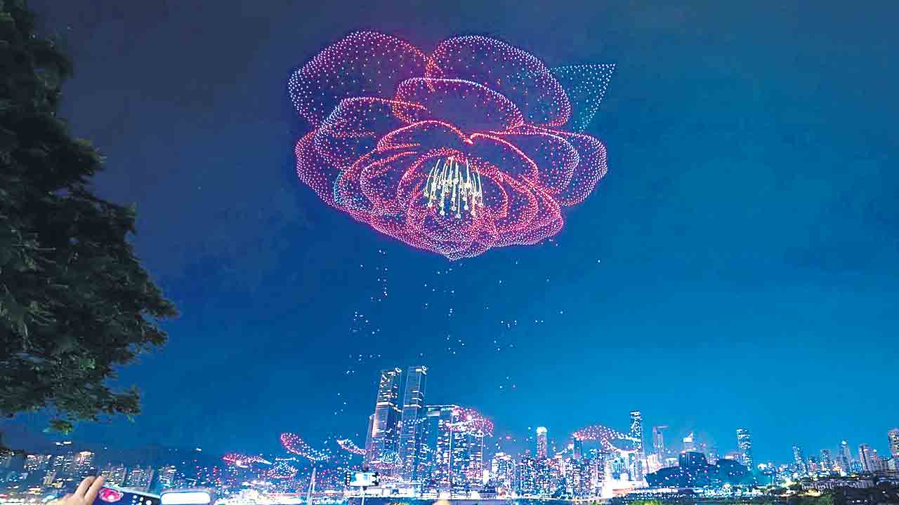 చైనా డ్రోన్‌ లైట్‌ షో గిన్నిస్‌ రికార్డు