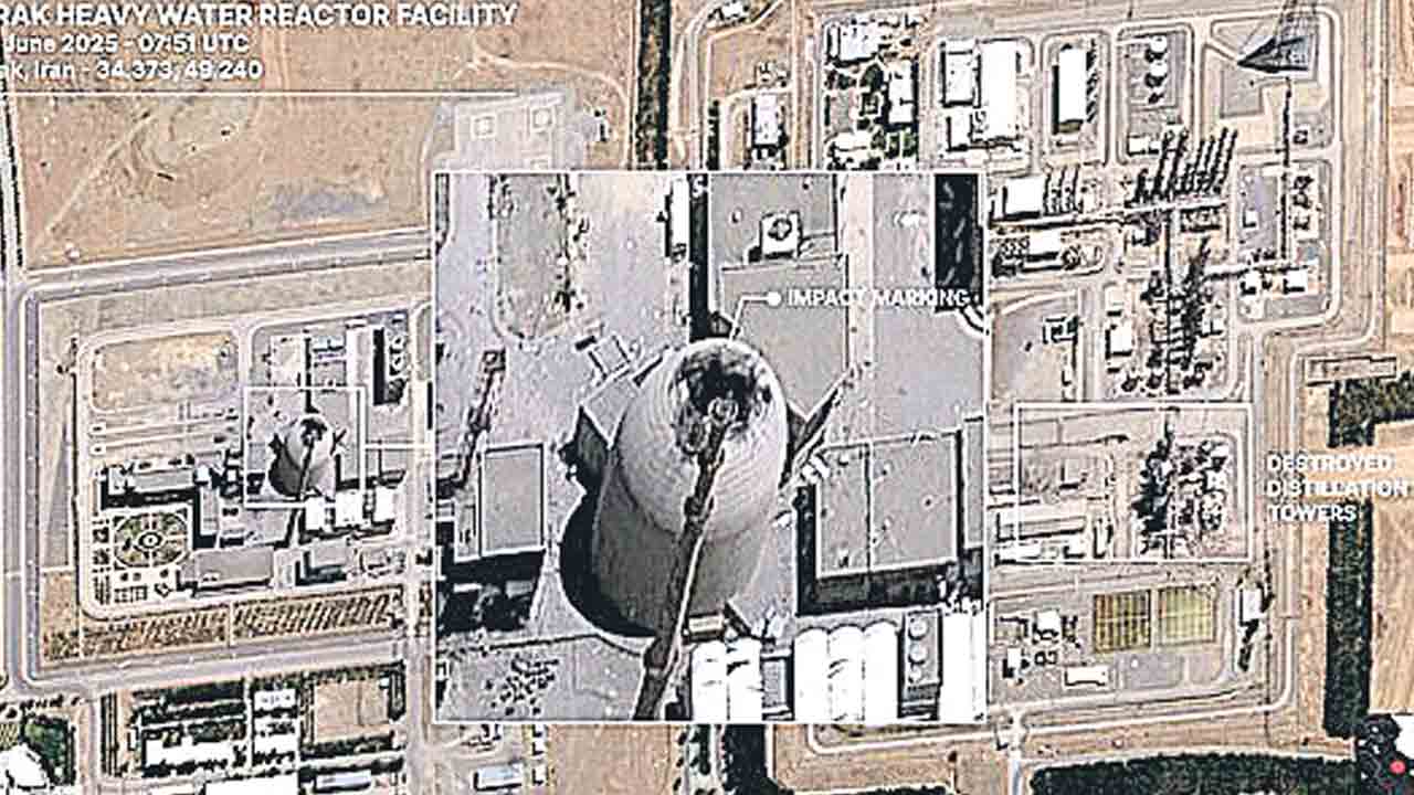 ఇరాన్‌ అణు రియాక్టర్‌ ధ్వంసం