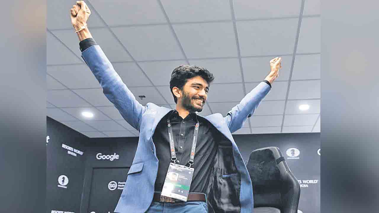 కార్ల్‌సన్‌కు గుకేశ్‌ షాక్‌