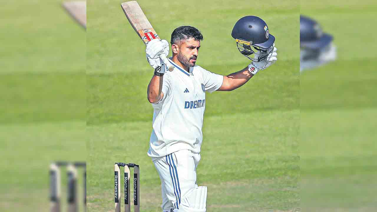 కరణ్‌ డబుల్‌ సెంచరీ